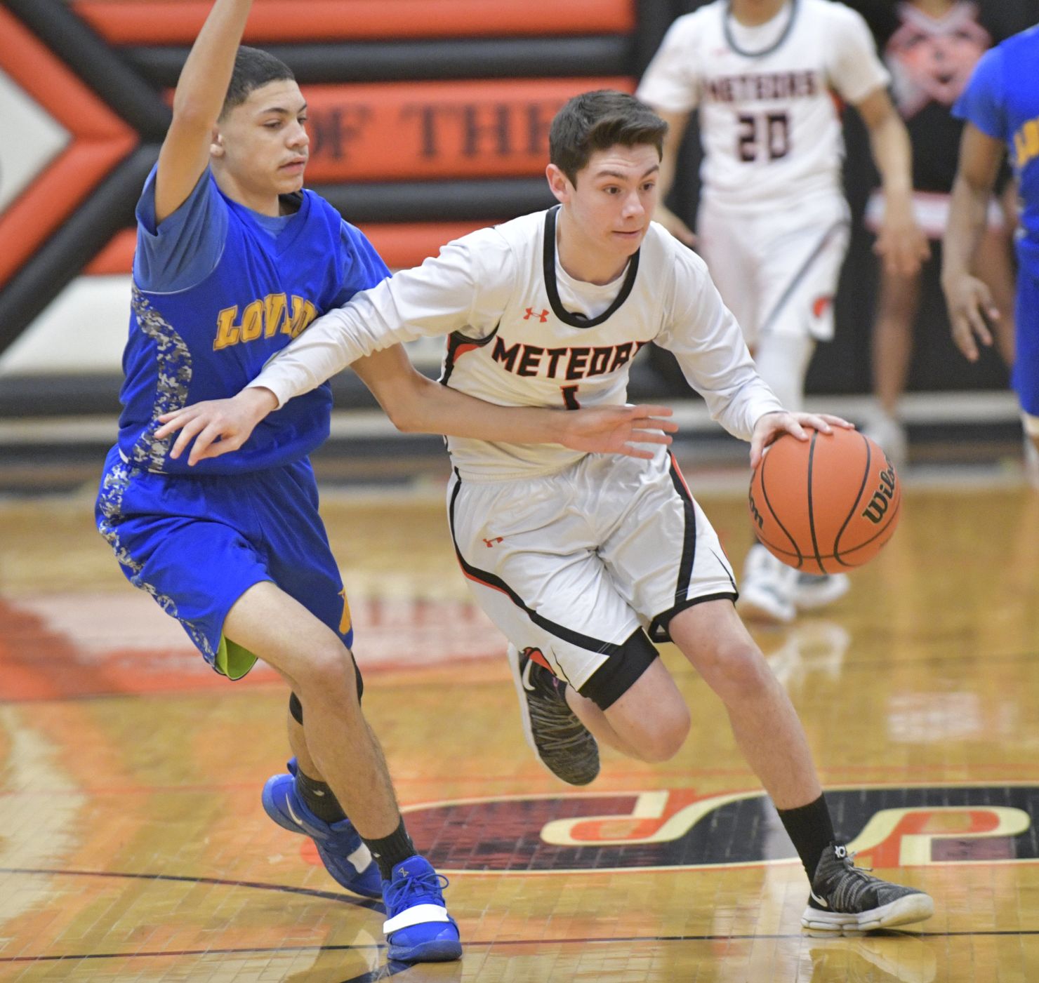 Marissa vs Lovejoy in a Class 1A boys regional basketball game